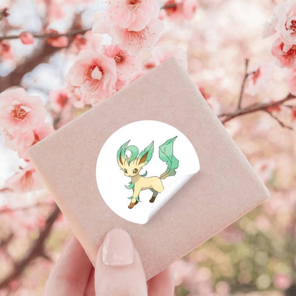 Leafeon Chibi Anime Manga Chibi Sticker Stickers-image