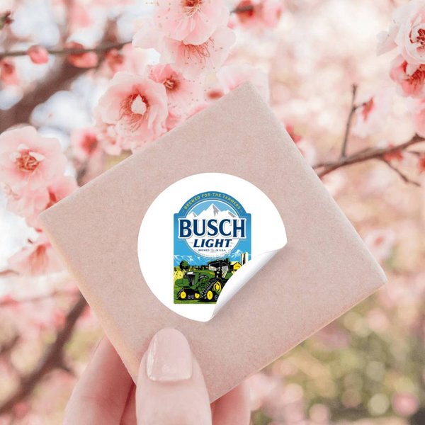 Farmer Busch Green Light Stickers-image