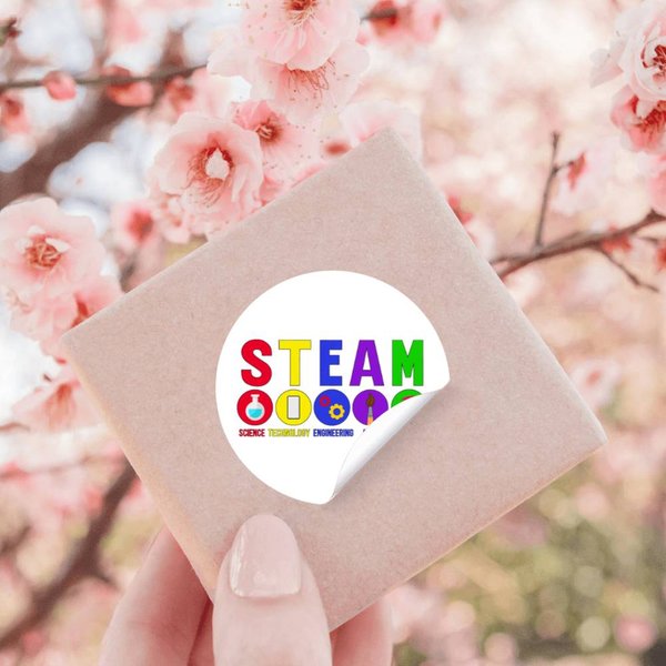 Steam Teacher Science Technology Engineering Art Math Stickers-image