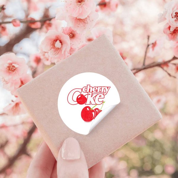 Cocacola Cherry Coke Logo T Stickers-image