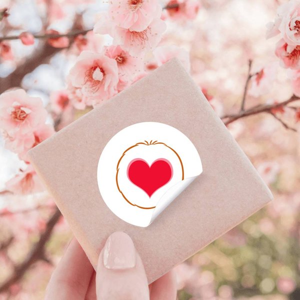 Tender Heart Bear Funny Halloween Bear Costume Gift Stickers-image