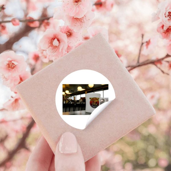 Waffle House Coffee Mug Stickers-image