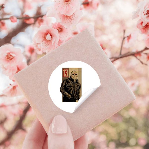 Vintage Horror Film Stickers-image