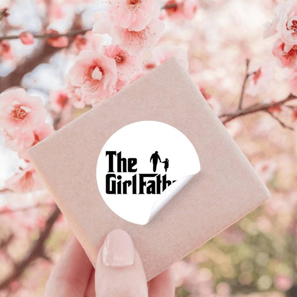 The Girl Father Funny Dad Of Girls Daddy Daughte Stickers-image