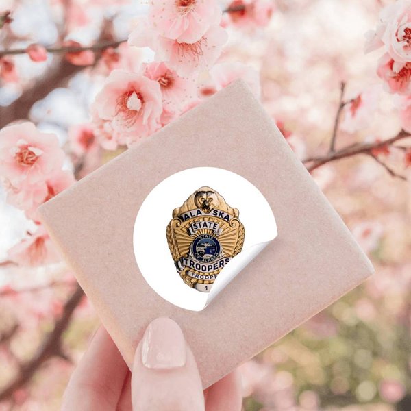Alaska State Troopers Badge Stickers-image