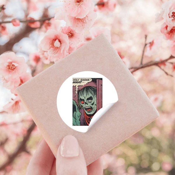 Vintage Horror Comics For Golden Age Comics Lovers 50S American Comic Books Sticker Stickers-image