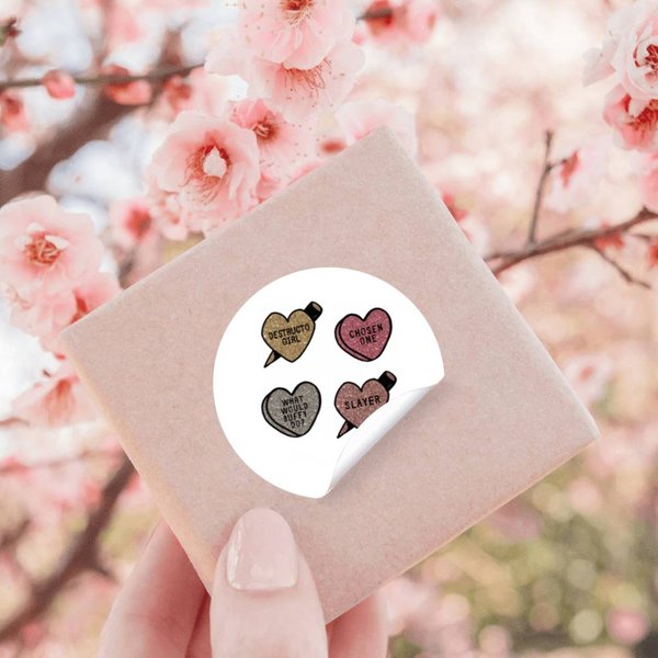 Buffy Summers Glitter Hearts Buffy S Stickers-image