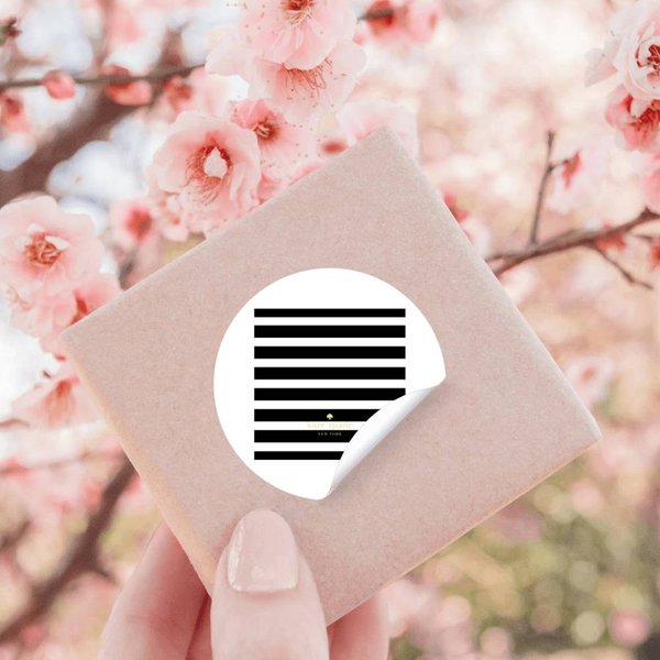 Kate Spade Black White Pattern Stickers-image