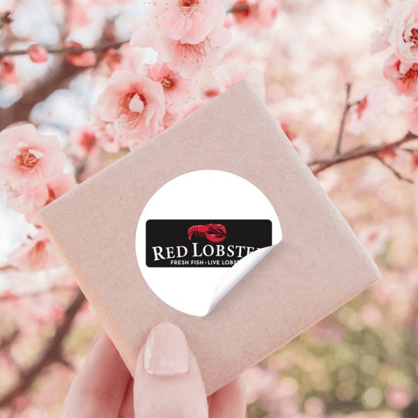 Red Lobster Restaurant Logo Stickers-image