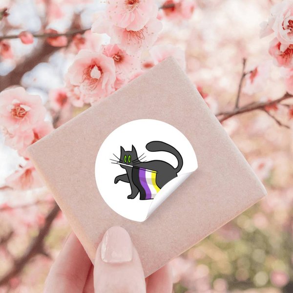 Nonbinary Pride Stickers-image