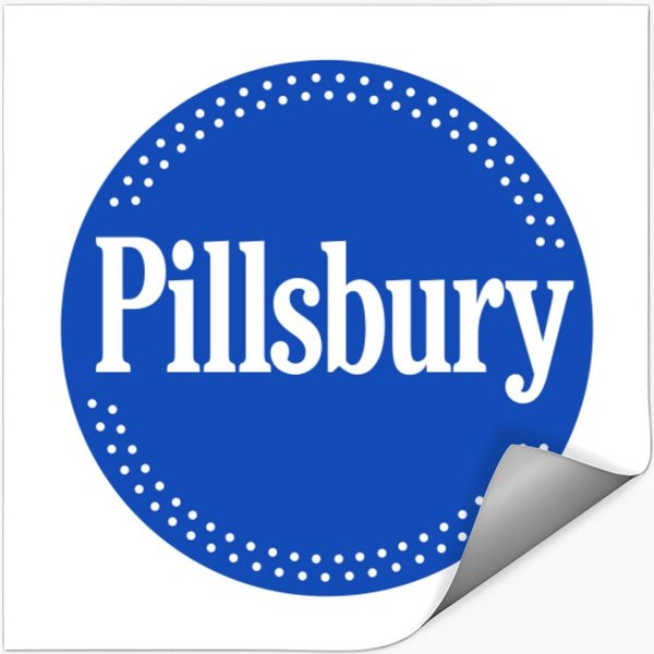 Food And Beverage Pillsburry Logo Stickers-image