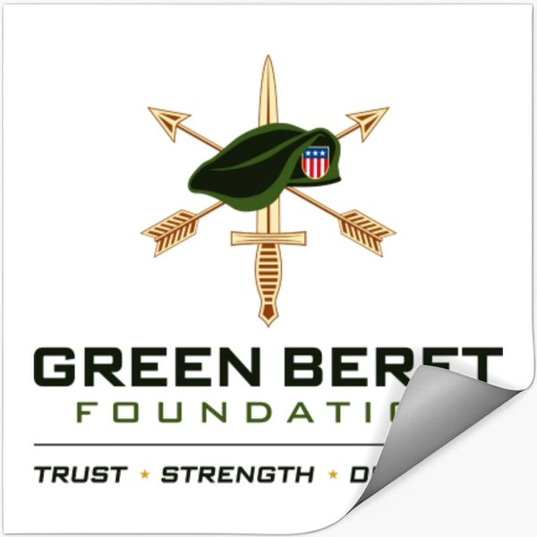 Green Beret Foundation Usa Stickers-image