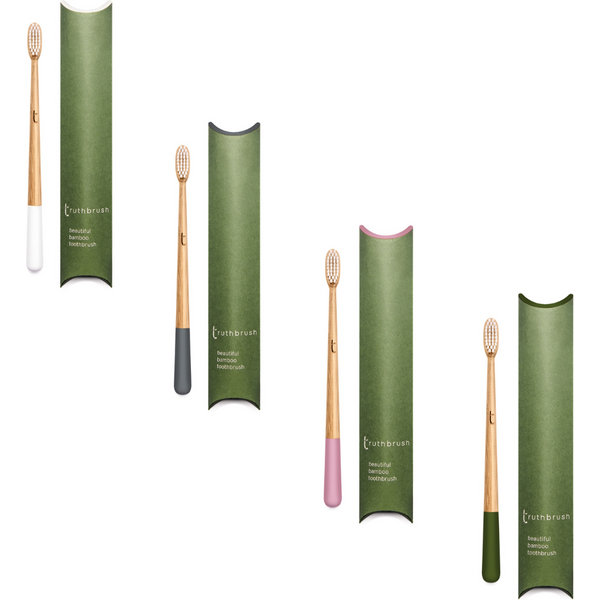 A year's supply of Truthbrush - Medium Castor Oil Bristles