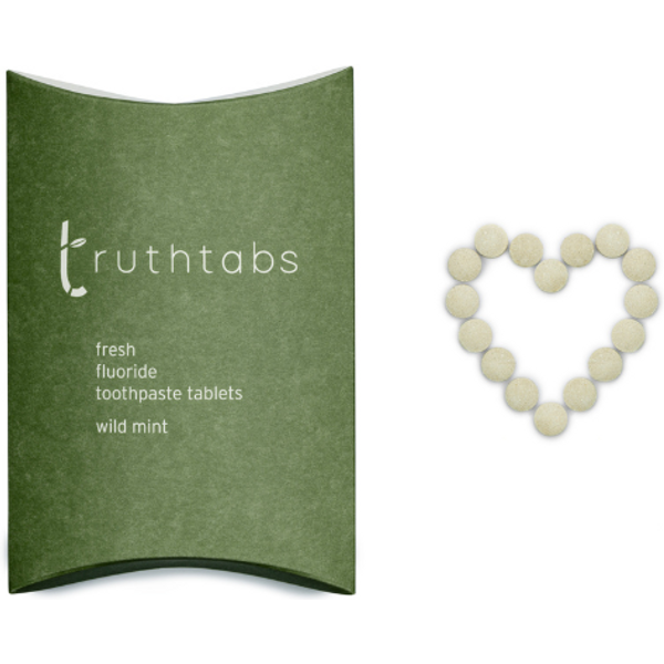 Truthtabs - Award Winning Wild Mint Toothpaste Tablets. Three Month Supply