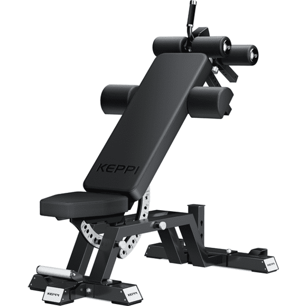 Keppi Fitness Adjustable Weight Bench, 2200 LBS Heavy Duty Commercial Grade Workout Bench for Home Gym, Incline Decline Flat Strength Training Bench NM1