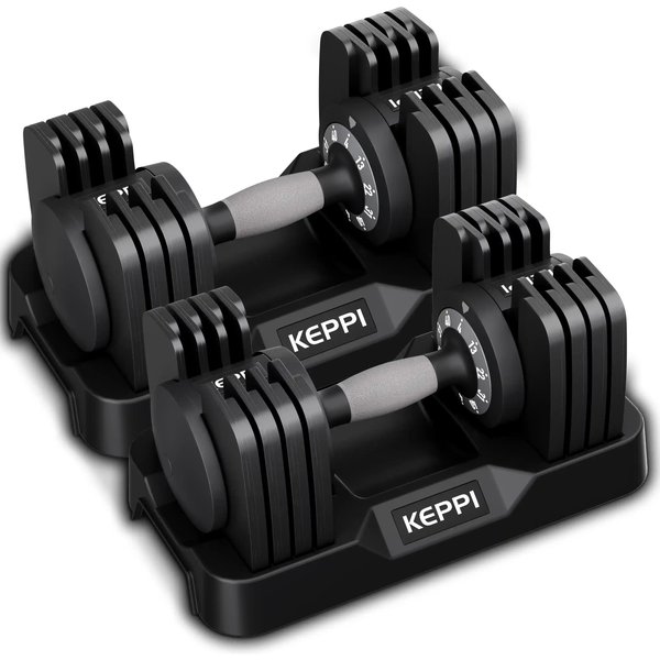 Strength Training Equipment - Adjustable 4-40LB Dumbbells Set DBA40 Pair