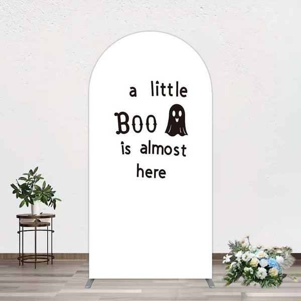 Aperturee Little Boo Almost Here Baby Shower Arch Backdrop, 1.6x4ft (50x120cm), 98.18 USD, arch backdrop kit, DMGD1Y06-AJ