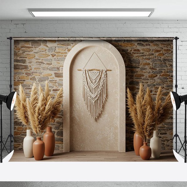 Aperturee Sweet Fresh Retro Wall Boho Decor Wedding Backdrop, 3X2FT(1MX0.6M), 14 USD, wedding backdrops, ENHD1L64-M