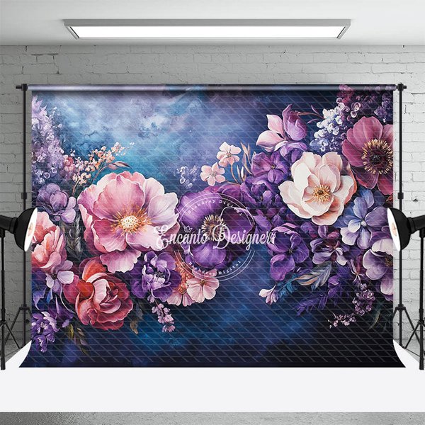 Aperturee Dark Color Flowers Fine Art Photography Backdrop, 3X2FT(1MX0.6M), 14 USD, floral backdrops, ENHD4L23-M