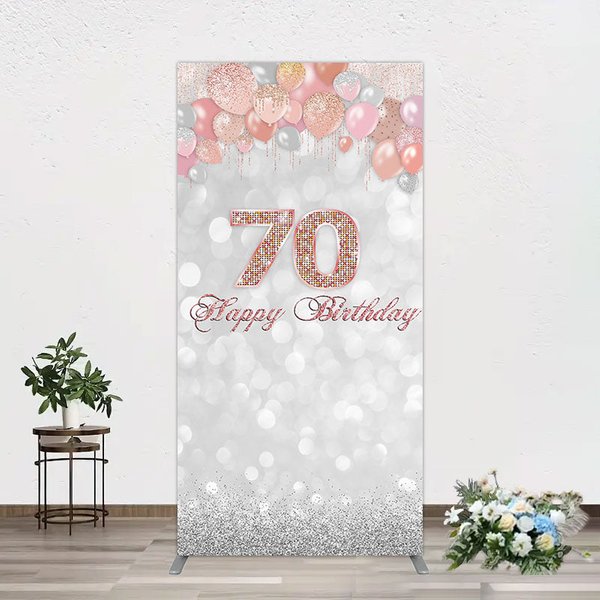 Aperturee Glitter Bokeh Balloons Happy Birthday Rectangle Backdrop, 1.6 x 4 ft (0.5 x 1.2 m), 98.18 USD, arch backdrop kit, GAH0B876CF-AJ