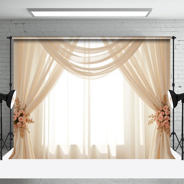 Aperturee Minimalist Light Boho Accent Sweet Wedding Backdrop, 3X2FT(1MX0.6M), 14 USD, wedding backdrops, HFHD7K15-M
