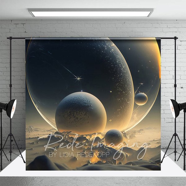 Aperturee Magical Galactic Bubble Fine Art Photography Backdrop, 3X2FT(1MX0.6M), 14 USD, fine art backdrops, LRHD4K62-M