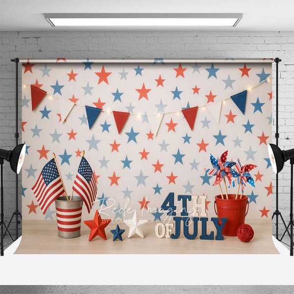 Aperturee 4th Of July American Flags Stars Cake Smash Backdrop, 3X2FT(1MX0.6M), 14 USD, birthday cake smash backdrops, LRHD8K67-M