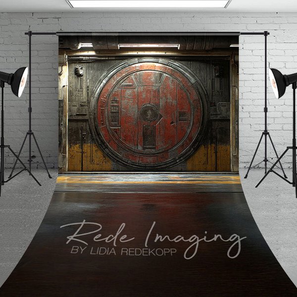 Aperturee Vintage Wooden Jedi Ship Door Sweep Photo Backdrop, 5 x 7 ft (1.5 x 2.1 m), 42 USD, sweep backdrops, LRSD4K67-D
