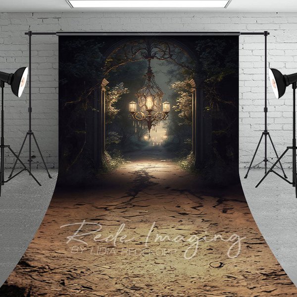 Aperturee Medieval Magic Chandelier Architecture Photo Backdrop, 5 x 7 ft (1.5 x 2.1 m), 42 USD, sweep backdrops, LRSD4K73-D