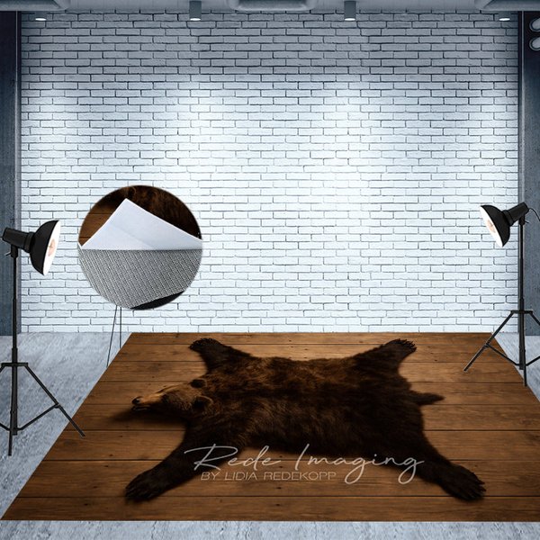 Aperturee Bear Shape Carpet Fabric Floor Backdrop For Photo, 5X3FT(1.5X1M), 41.2 USD, fabric floor backdrops, MATLRHD7K90-E