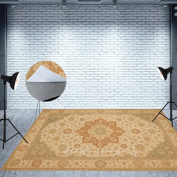 Aperturee Repeat Floral Persia Fabric Floor Backdrop For Photo, 5X3FT(1.5X1M), 41.2 USD, fabric floor backdrops, MATLRHD8K04-E