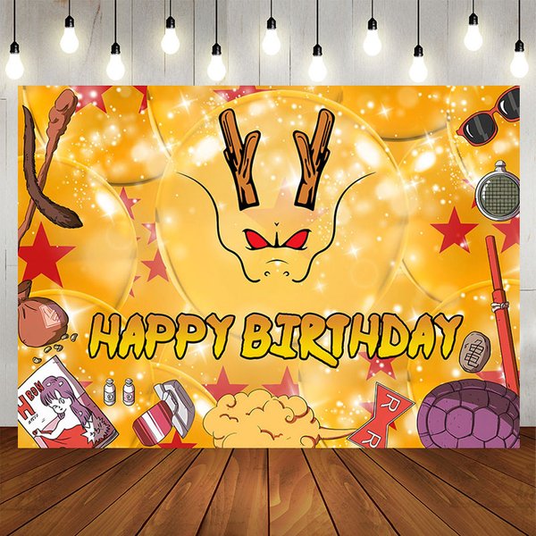 Aperturee Sparkle Gold Crutch Dragon Happy Birthday Backdrop, 5X3FT(1.5X1M), 15.07 USD, birthday backdrops, YZHD2P09-E