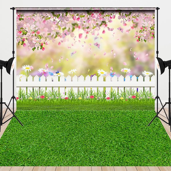 Aperturee Spring Garden Combo Set Backdrop Nature Theme Photo Background