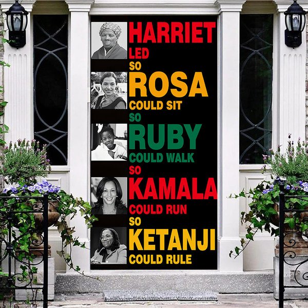 Aperturee Black History Month Door Cover Professional Civil Rights Women Event Prop