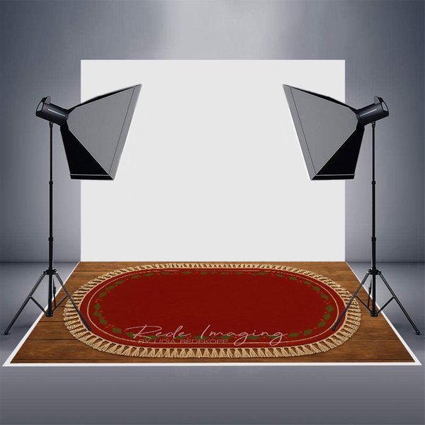 Aperturee Plant Oval Rug Tassels Rubber Floor Mat For Photo, 5X4FT(1.5X1.2M), 129 USD, rubber floor mat, RUBLRHD7K84-G