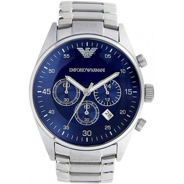 Emporio Armani AR5860 Blue Dial Chronograph Men's Watch