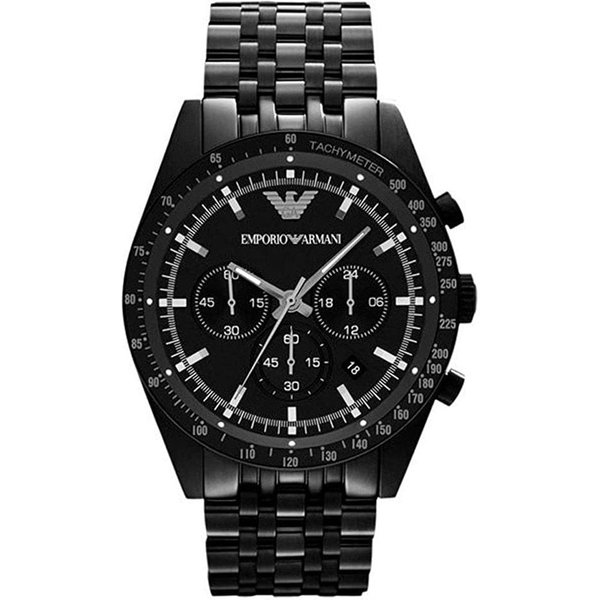 Emporio Armani AR5989 Tazio Chronograph Men's Watch Black
