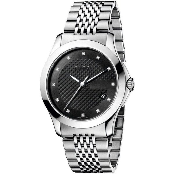 Gucci YA126405 G-Timeless Black Dial Men's Watch