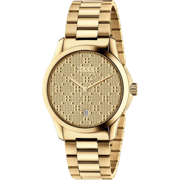 Gucci YA126461 G-Timeless Yellow Gold Dial Unisex Watch