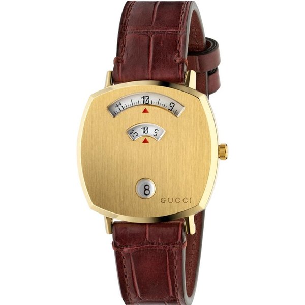 Gucci YA157405 GRIP Gold Unisex Watch