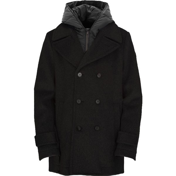DISTRETTO12 - Cappotto Uomo Nero