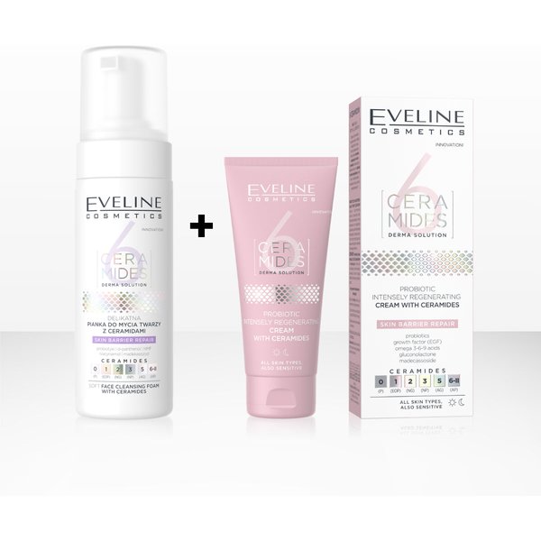 Pflege-Duo – Gesichtsreinigungsschaum & Creme 6 Ceramides