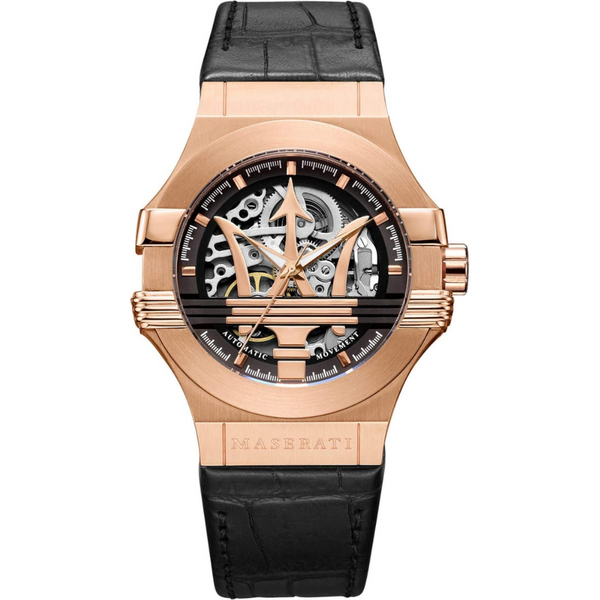 Maserati R8821108002 Potenza Automatic Skeleton Dial Men's Watch