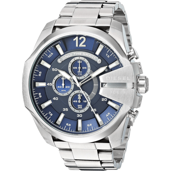 Diesel DZ4417 Mega Chief Chronograph Blue Dial Men's Watch