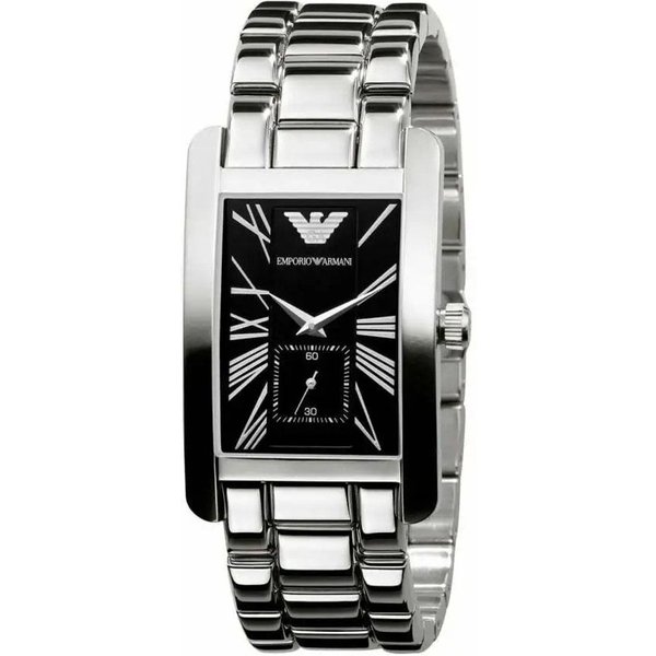 Emporio Armani AR0156 Classic Black Rectangle Men's Watch