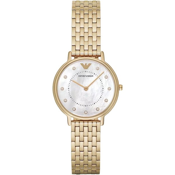 Emporio Armani AR11007 Two-Hand Gold-Tone Ladies Watch