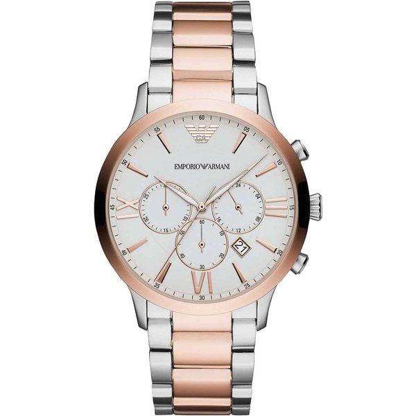 Emporio Armani AR11209 Giovanni Chronograph White Dial Men's Watch