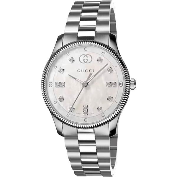 Gucci YA1265064 G-Timeless Mother of Pearl Dial Ladies Watch