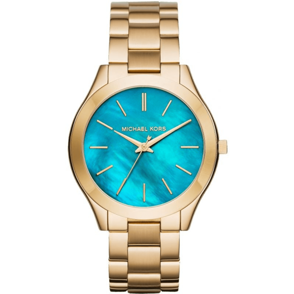 Michael Kors MK3492 Slim Runway Blue Dial Ladies Watch