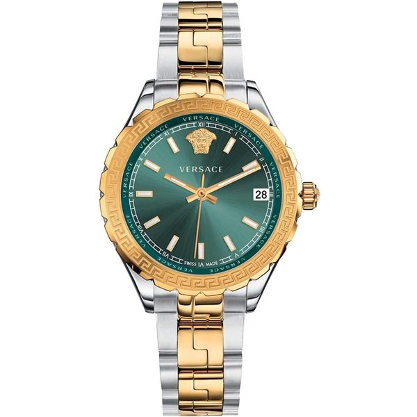 Versace V12050016 Hellenyium Two-Tone Green Ladies Watch